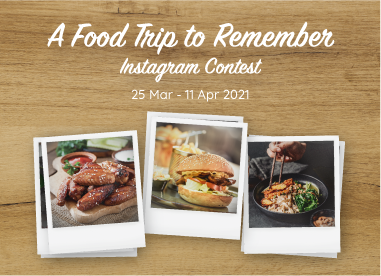A Food Trip To Remember Instagram Contest